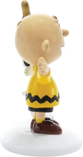Vista 5 de Department 56 Peanuts Village Accessories Charlie Brown Breaks 100 - Figura de 2.18 pulgadas, multicolor