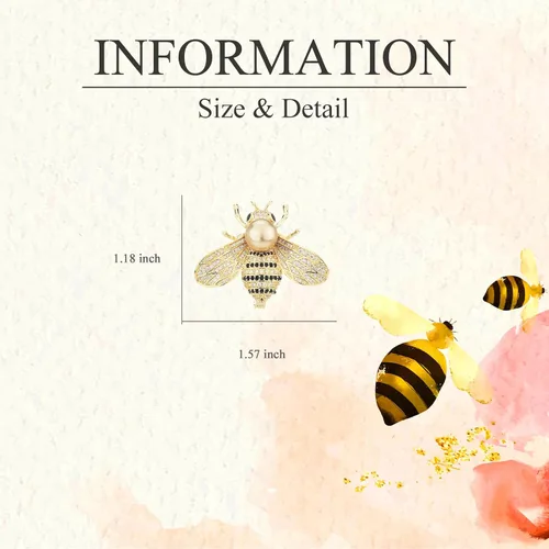 Vista 4 de EMEGCY Broche de animales para mujeres y niñas, broche de diamantes de imitación de animales, alfiler de solapa, regalo de joyería para mamá y esposa