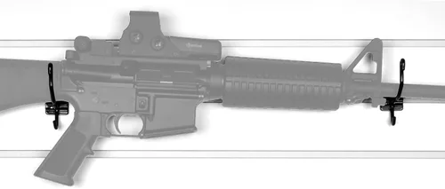 Vista 4 de Gun Storage Solutions Cunas para pistola de pared de listones (paquete de 10)