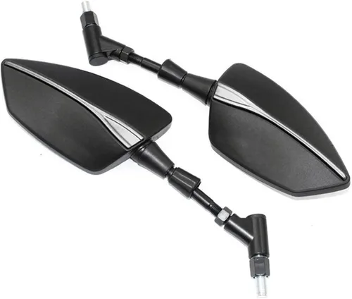 Vista 9 de Para Piaggio MP3 250 300 500 HPE Espejo retrovisor lateral de motocicleta (color negro)