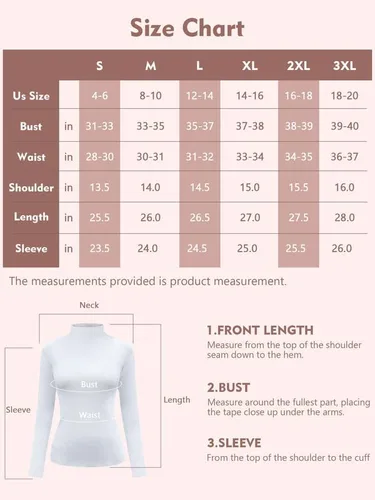 Vista 6 de EXCELLENT THERMAL Camisetas de manga larga con cuello alto falso para mujer, ajuste delgado, capa base suave, ropa interior térmica
