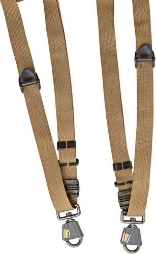 Vista 4 de BLACKRAPID Arnés de doble cámara - Camuflaje multiterreno, diseñado para 1 o 2 cámaras, Camo