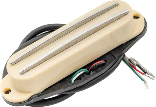 Vista 5 de Musiclily Pastilla Dual Hot Rail de Alta Salida para Guitarra Humbucker del Tamaño de Bobina Simple para Guitarra Eléctrica Fender Squier Strat