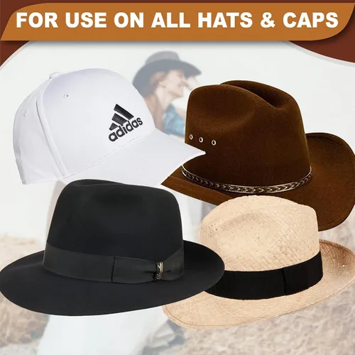 Vista 2 de Cinta para sombreros, tamaño reductor de espuma, inserto para Fedora, Beísbol, M