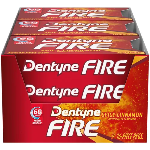 Vista 23 de Dentyne Ice Arctic Chill - Goma de mascar sin azúcar, 9 paquetes de 16 piezas (144 piezas en total) Goma de mascar, perfecta para un aliento