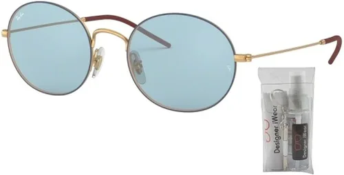 Vista 2 de Ray-Ban RB3594 Sunglasses For Men For Women BUNDLE with Designer iWear Complimentary Eyewear Care Kit