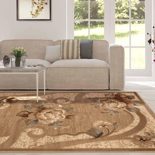 Vista 5 de Superior Alfombra de área interior con respaldo de yute, decoración moderna del piso para el hogar, pasillo, sala de estar, cubierta de suelo