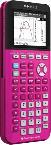 Vista 2 de Calculadora gráfica TI84PLSCEBLUBRY de Texas Instruments, Rosado