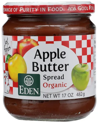 Vista 5 de Eden Foods Mantequilla de manzana orgánica, 17 onzas