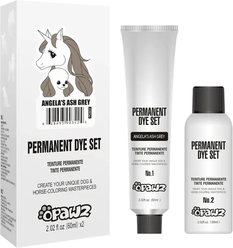 Vista 11 de OPAWZ Tinte permanente para el pelo de los perros, tinte para el pelo de las mascotas utilizado de forma segura por salones de aseo durante una