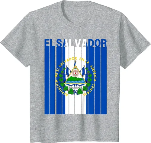 Vista 17 de Camiseta con la bandera de El Salvador
