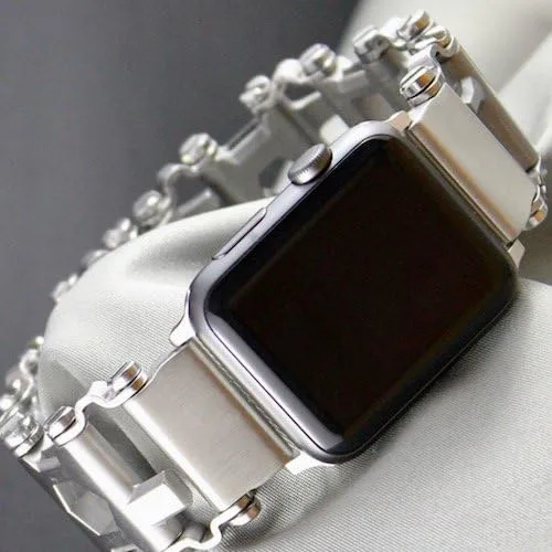 Vista 4 de Adaptador de reloj Samsung de acero inoxidable compatible con la pulsera Leatherman..