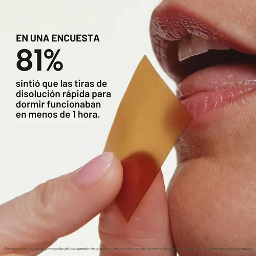 Vista 4 de Love Wellness Sleep* Tiras de derretimiento rápido - Apoyo para dormir de disolución rápida con melatonina y botánicos calmantes - Promueve un sueño