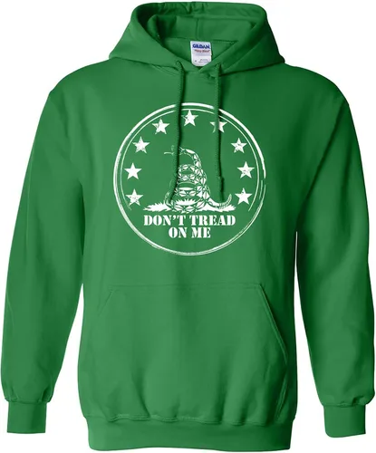 Vista 10 de zerogravitee Sudadera con capucha para adultos Don't Tread On Me en 9 colores Negro