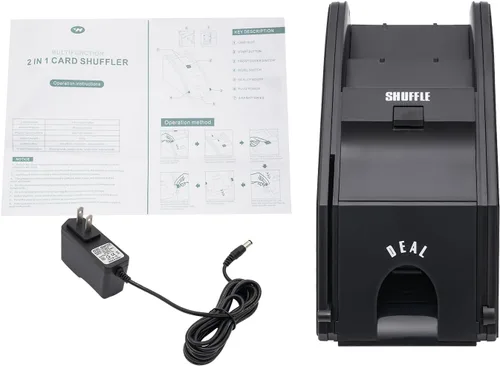 Vista 3 de Máquina barajadora automática de tarjetas, barajadora automática de tarjetas electrónicas, máquina de distribuidor de tarjetas giratorias