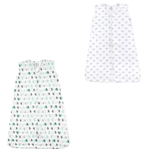 Vista 53 de Luvable Friends - Saco de dormir para bebé sin mangas, diseño unisex, Saco de dormir de algodón sin mangas, saco de dormir, manta, 0-6 meses