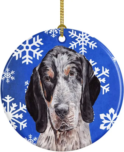 Vista 220 de Caroline's Treasures Cavalier Spaniel - Adorno de cerámica para colgar en el árbol de Navidad, para el hogar, Navidad, fiestas, regalo, 3 pulgadas