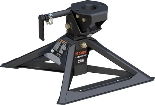 Vista 9 de CURT 16600 CrossWing Enganche para quinta rueda ligero, 9 072 kg.