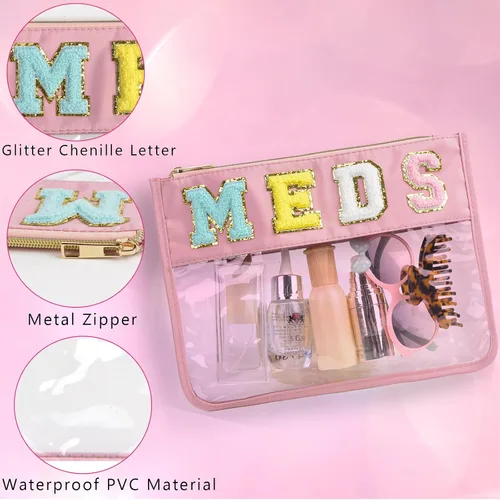 Vista 2 de ChezMax Bolsa de cosas preparadas para viajes, Meds rosados, Moderno