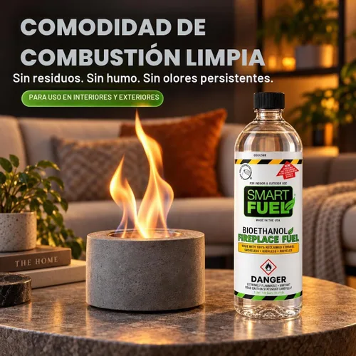 Vista 10 de SmartFuel - Combustible de bioetanol, alcohol desnaturalizado para fogatas