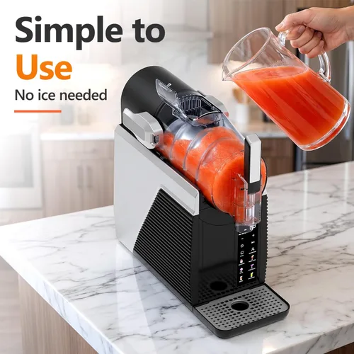Vista 4 de COWSAR Máquina de granizado para el hogar 68 oz Frozen Drink Maker Textura ajustable