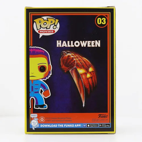 Vista 2 de Figura de vinilo de Halloween Michael Myers Black Light Pop! - Entertainment Earth Exclusivo