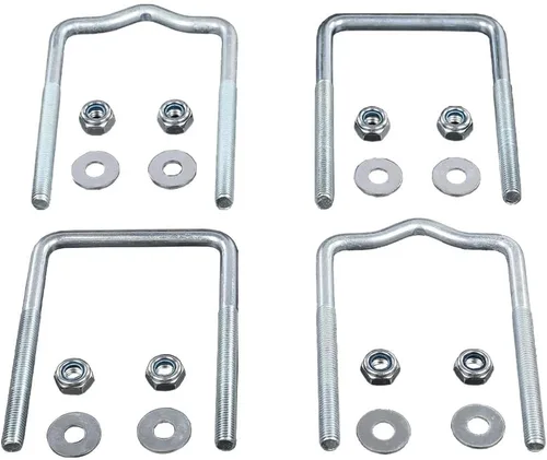 Vista 9 de PIT66 Kit de pernos en U para poste guía de remolque de barco Galvanized Universal Mounting Hardware for Boat Trailer Guides Compatible with Kia