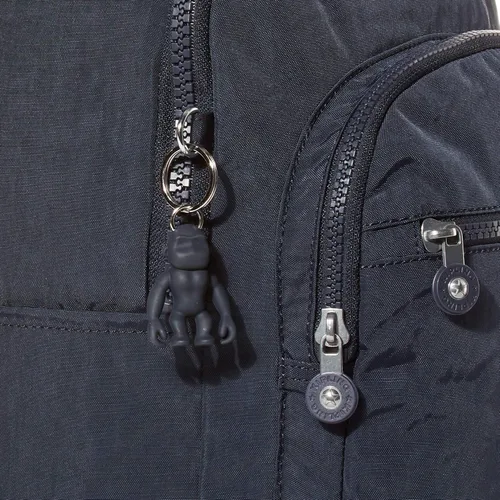 Vista 3 de Kipling Mochila Seúl para mujer, BLUE BLEU 2, 10"L x 13.75"H 4.5"D, Mochila Seoul