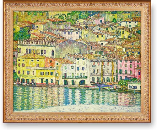 Vista 43 de A&T ARTWORK Avenue to Schloss Kammer por Gustav Klimt. Las reproducciones de arte clásico del mundo, impresiones en lienzo giclée para decoración