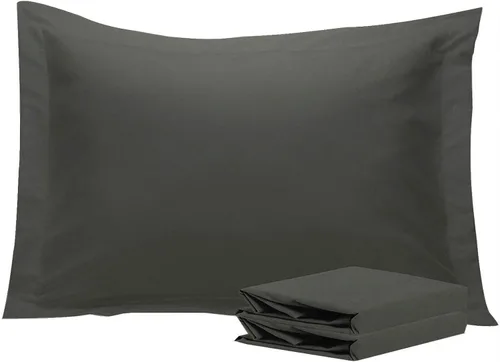 Vista 126 de NTBAY Fundas de almohada estándar, paquete de 2 fundas de almohada de microfibra cepillada de 20 x 26 pulgadas, súper suaves y acogedoras