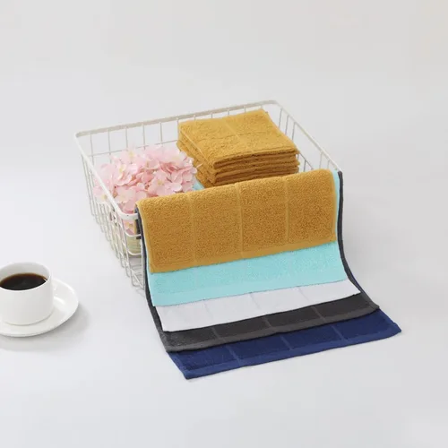 Vista 4 de Glynniss Trapos de cocina altamente absorbentes, 100 % algodón, para lavar platos (color cielo aguamarina)