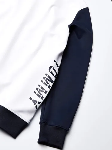 Vista 2 de Tommy Hilfiger Suéter de cuello alto falso con cremallera completa para hombre