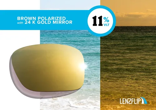 Vista 9 de LenzFlip Lentes de repuesto para gafas de sol Oakley JULIET - Fabricado en Estados Unidos