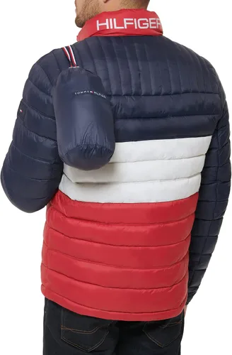 Vista 4 de Tommy Hilfiger Ultra Loft Chaqueta inflada, ligera y plegable para hombre, tallas estándar, grandes y altas