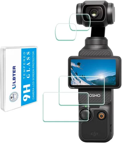Vista 7 de ULBTER Protector de pantalla para DJI Osmo Pocket 4 Pro 4P FrameTap + Micro