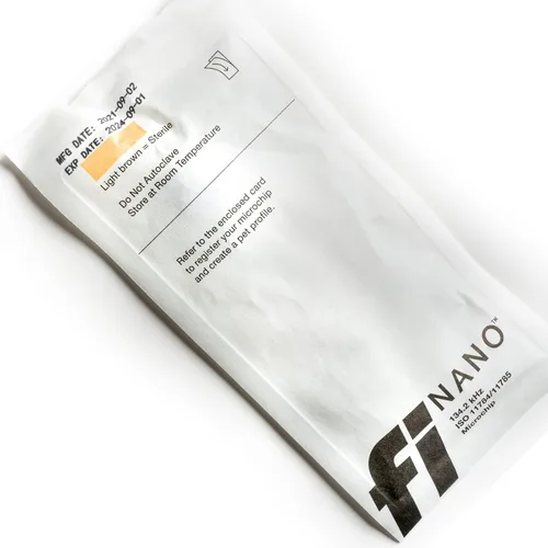 Vista 3 de Fi Nano Microchip para perros, 1 paquete, registro gratuito de por vida, escaneable universalmente, tamaño pequeño.