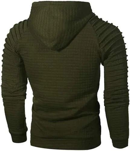 Vista 2 de Sudadera unisex con capucha y cuello redondo sudaderas suaves de cuello redondo