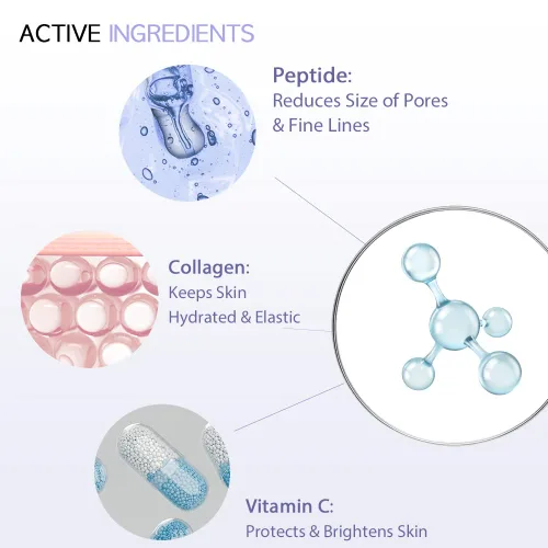 Vista 6 de OOTD - Suero y crema facial intensiva vegana para ojos (paquete de 5) Solución de cuidado de la piel durante todo el día de Corea para pieles