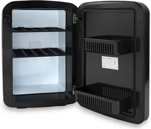 Vista 6 de Cooluli minirefrigerador de 15 L con pizarra magnética - refrigerador pequeño portátil para viajes, auto y oficina, V15LE2BK
