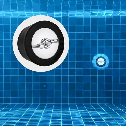 Vista 5 de 2 tapones de invierno para piscina de 1-1/2 pulgadas, expansión de invierno de PVC/tubos de acero con tornillo SS, pernos de acero inoxidable, goma