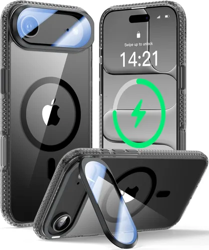 Vista 13 de VOFATA [Protección Completa Mejorada de la Cámara] para Funda iPhone Air con Cubierta de Cámara con Soporte [Compatible con MagSafe][Protección