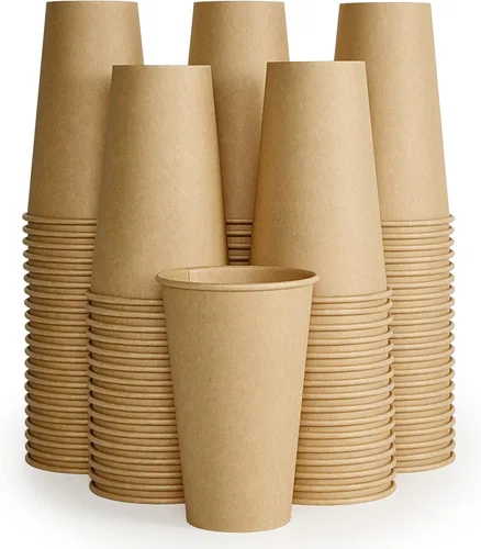 Vista 14 de LITOPAK - Paquete de 300 tazas de café desechables, vasos de papel kraft de 8 onzas 300-KRAFT-8OZ