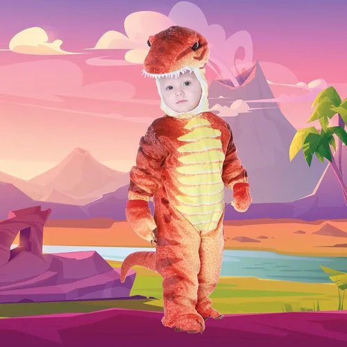 Vista 5 de T-Rex bebé Costume