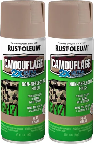 Vista 17 de Rust-Oleum 279176 Camuflaje 2X Ultra Cover Pintura en aerosol, 12 onzas, verde militar