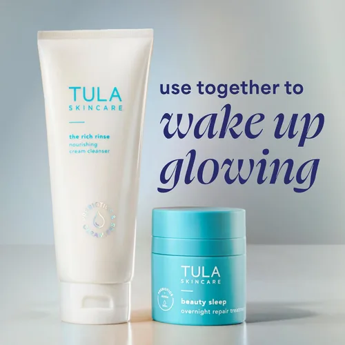 Vista 8 de TULA Skin Care Beauty Sleep Tratamiento de Reparación Nocturna - Anti-envejecimiento, Crema de Noche, Contiene Péptidos Naturales, AHA y Vitamina C