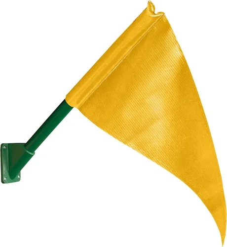 Vista 3 de Gorilla Playsets 09-1014-Y Kit de bandera y accesorio de juego base con asta de bandera, amarillo