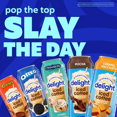 Vista 9 de International Delight Café helado, galletas Oreo, 15 onzas líquidas, paquete de 12