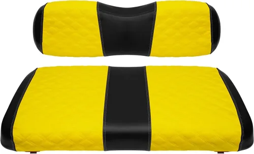 Vista 17 de Fundas de asiento delantero para carrito de golf para Yamaha Drive 2007-2016/Drive 2 2017+ Cojín de asiento universal OEM delantero, fundas de Negro