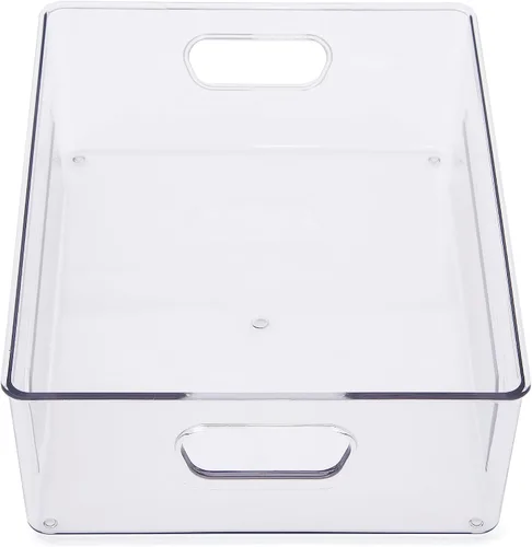 Vista 8 de Copco Mini contenedor de almacenamiento grande, transparente, 11.5 x 8.5 x 3.5 pulgadas