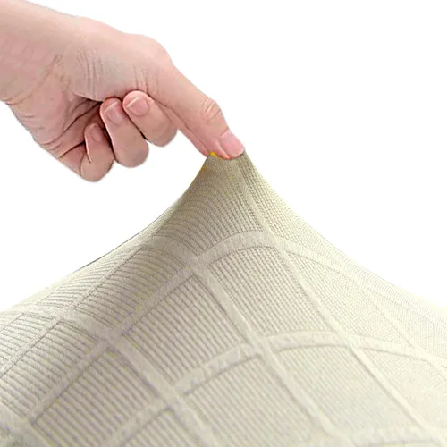 Vista 5 de KELUINA - Fundas elásticas para silla con respaldo de alas geométricas rómbicas – Funda protectora reutilizable para silla de brazos, fundas